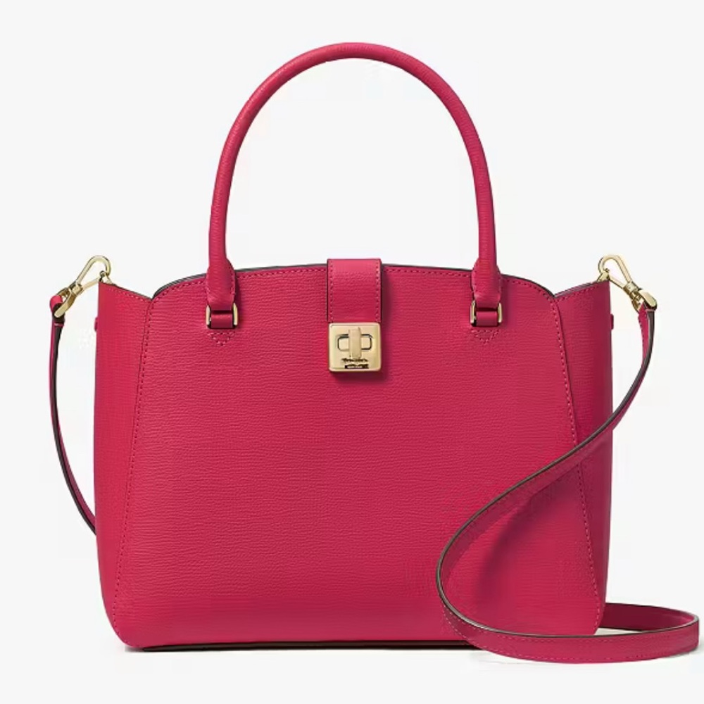 Kate Spade Phoebe Medium Satchel Crossbody Rose Oil